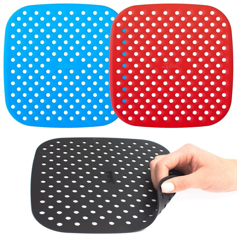 Large Silicone Air Fryer Liner, Square Air Fryer Liners Pot For