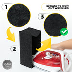 Rectangle Felt Tissue Box Covers - Black 2 Pack