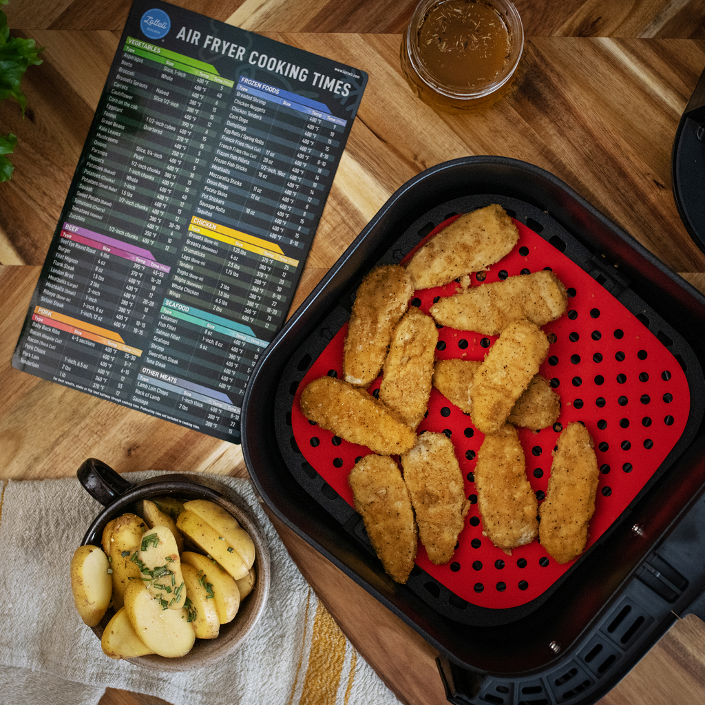 Air Fryer Rack and 2 Pans - For Dual Basket Air Fryers – Lotteli Inc.